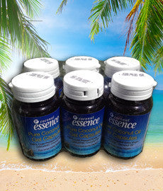 Pure Coconut Oil Gel Capsules (6 packs)
