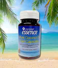 Pure Coconut Oil Gel Capsules